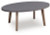 Ashley Francis Beach Natural Gray Outdoor Coffee Table