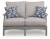 Ashley Lone View Bay Gray Outdoor Sofa and Loveseat