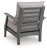 Ashley Lone View Bay Gray Outdoor Lounge Chair with Cushion (Set of 2)