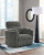 Ashley Moonrae Silver Swivel Power Glider Recliner