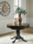 Ashley Loganeer Black Brown Dining Butterfly Extension Table