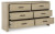 Ashley Calmoro Gray California King Bookcase Bed with Dresser