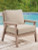 Ashley Cliffs Beach Driftwood Outdoor Sofa and 2 Chairs with Coffee Table