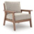 Ashley Cliffs Beach Driftwood 2 Outdoor Lounge Chairs with End Table