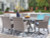 Ashley Dillon Beach Gray Outdoor Dining Table and 6 Chairs P418/625/601(3)