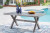 Ashley Dillon Beach Gray Outdoor Dining Table and 4 Chairs