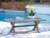 Ashley Dillon Beach Gray Outdoor Coffee Table