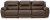 Ashley Dunleith Chocolate 3-Piece Power Reclining Sofa