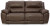 Ashley Dunleith Chocolate 2-Piece Power Reclining Sectional Loveseat