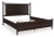 Benchcraft Dantenton Merlot King Panel Bed