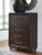 Benchcraft Dantenton Merlot Chest of Drawers