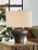 Ashley Dolanham Distressed Brown Table Lamp