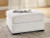 Ashley Wynncroft Manor Chalk Oversized Accent Ottoman