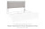 Ashley Raechalla White Gray Queen Upholstered Panel Headboard