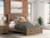 Ashley Garistyn Light Brown Queen Panel Storage Bed