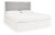 Ashley Raechalla White Gray King Upholstered Panel Headboard