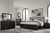 Ashley Raechalla White Gray King Upholstered Panel Headboard