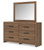 Ashley Jonnifer White Dresser and Mirror