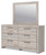 Ashley Jonnifer White Dresser and Mirror