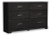 Ashley Belachime Charcoal Twin Panel Bed with Dresser