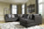 Ashley Reidshire Steel 3-Piece Sectional with Ottoman 67622/17/34/66/08