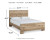 Ashley Hyanna Tan Brown Queen Panel Bed, Dresser, Mirror and Chest