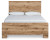 Ashley Hyanna Tan Brown Queen Panel Bed, Dresser, Mirror and Chest