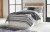Ashley Hyanna Tan Brown Full Panel Headboard, Dresser, Mirror and Chest