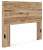 Ashley Hyanna Tan Brown Full Panel Headboard, Dresser, Mirror and 2 Nightstands