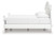 Ashley Maylilly White Full Upholstered Panel Storage Bed, Dresser and Chest