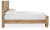 Ashley Hyanna Tan Brown Full Panel Bed, Dresser, Mirror and 2 Nightstands