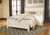Ashley Willowton Whitewash Queen Panel Bed with Dresser and Nightstand