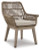 Ashley Beach Front Beige Outdoor Dining Table and 4 Chairs
