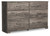 Ashley Ralinksi Gray Twin Panel Bed with Dresser