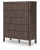 Cadmori Brown King Panel Bed, Dresser, Mirror, Chest and Nightstand