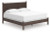 Cadmori Brown King Panel Bed, Dresser and Mirror