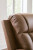 Benchcraft Mackmenville Carbon Reclining Sofa and Reclining Loveseat with Console