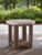 Ashley Angel Island Beige Brown Outdoor End Table