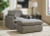 Benchcraft Dramatic Granite Chair and Ottoman