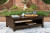 Ashley Drakes Beach Dark Brown Outdoor Sofa and Loveseat with Coffee Table