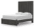Ashley Parlayon Charcoal Queen Panel Storage Bed, Dresser and Nightstand