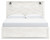 Ashley Gerridan White Gray King Panel Bed, Dresser, Mirror, Chest and 2 Nightstands
