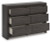 Ashley Parlayon Charcoal King Panel Storage Bed, Dresser and Nightstand