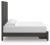 Ashley Parlayon Charcoal King Panel Storage Bed, Dresser and Nightstand