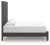 Ashley Parlayon Charcoal King Panel Bed, Dresser and Nightstand