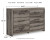 Ashley Urbanoore Brown Gray King Panel Bed, Dresser and Nightstand