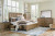 Ashley Cabalynn Light Brown California King Panel Bed with Dresser