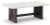 Ashley Burkhaus White Dark Brown Coffee Table with 2 End Tables