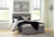Ashley Bronyan Dark Gray Queen Panel Bed with Mirrored Dresser and Nightstand