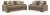 Ashley Nolenburg Pecan Sofa and Loveseat